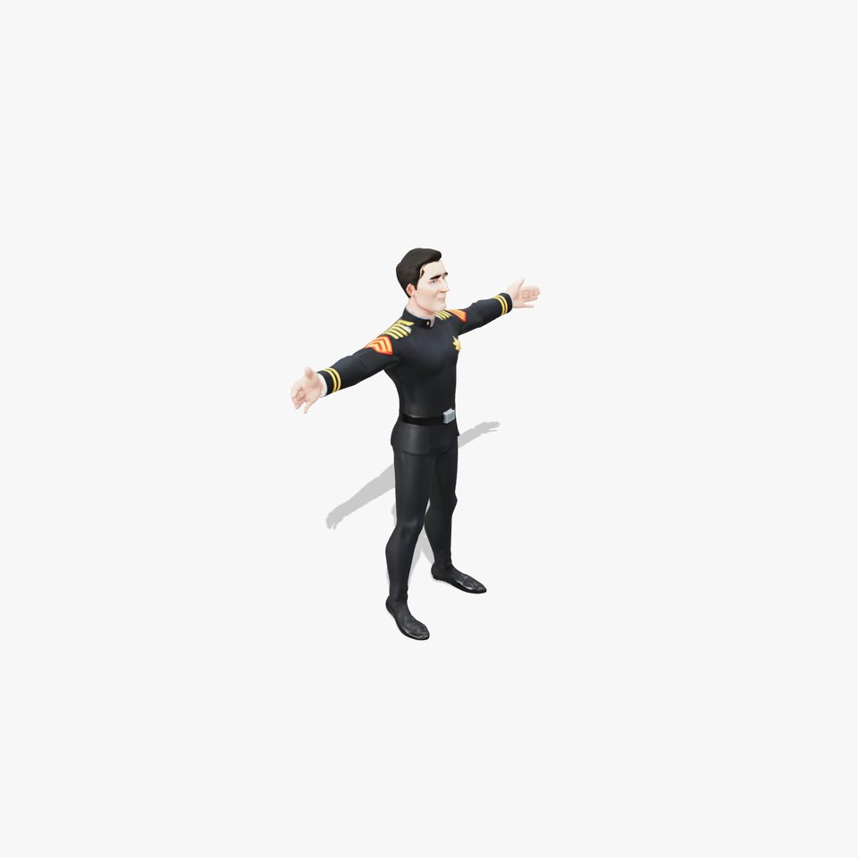 Officer Uniform model pack